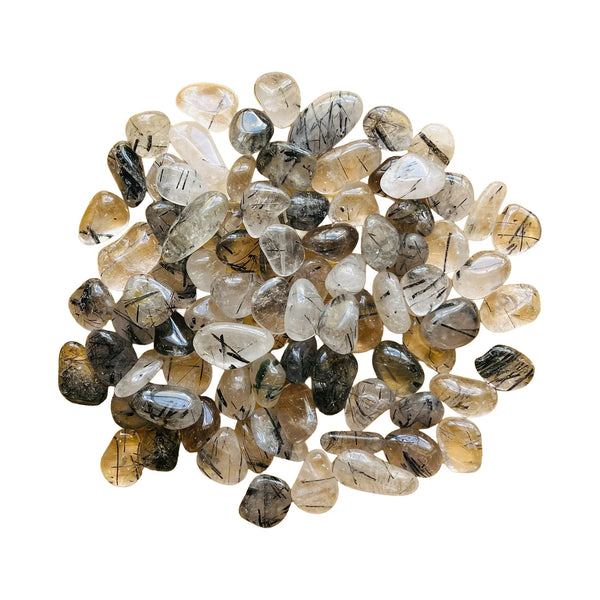 Black Tourmaline in Quartz