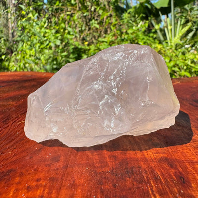 Ethically sourced Grade AAA Rose Quartz specimen from Alaotra-Mangoro, Madagascar at Beyond Bohemian