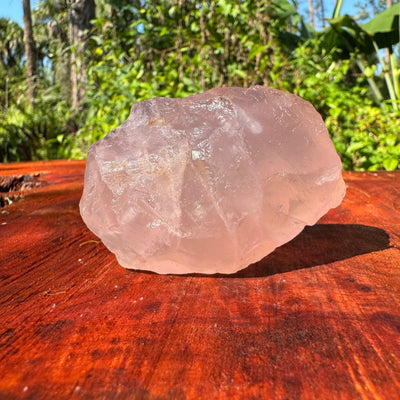 Ethically sourced Grade AAA Rose Quartz specimen from Alaotra-Mangoro, Madagascar at Beyond Bohemian