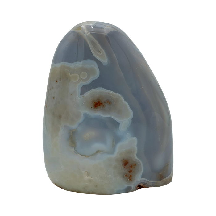 Side profile of Agate freeform from Madagascar