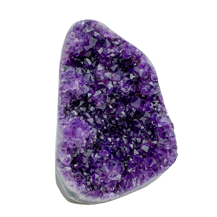 AAA amethyst polished geode from Uruguay, alternate view