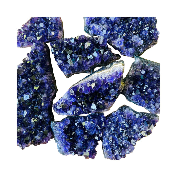 Amethyst Crystals for Anxiety Relief, Calm & Intuition — purple rough natural, hand-selected AAA directly from Uruguay