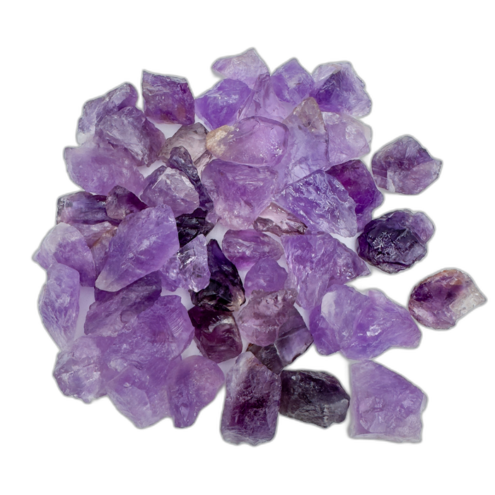 Color detail of Amethyst raw stone, from Rio Grande do Sul, Brazil, showing natural banding.