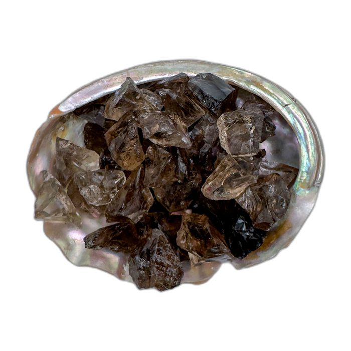 Raw Smoky Quartz Crystals, brown rough natural, natural unheated, AA from Brazil