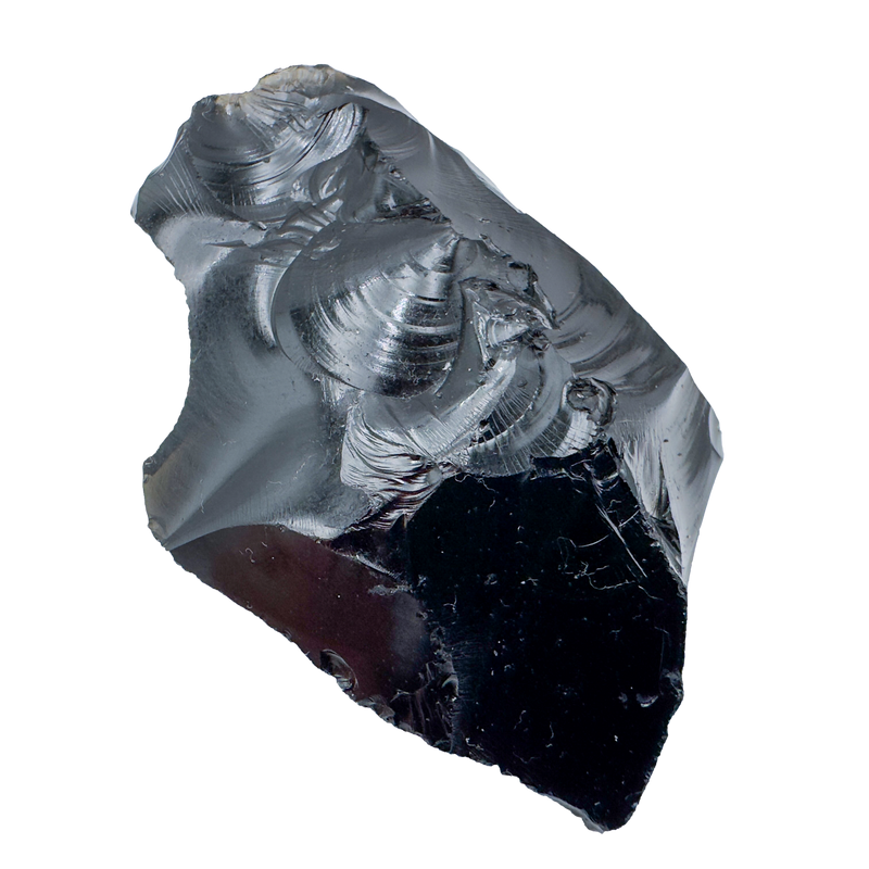 Black Obsidian Raw Stones | AA Grade | Argentina | 1–2 Inch