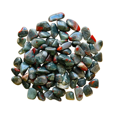Bloodstone Crystals for Confidence, Energy & Grounding — beginner-friendly green polished, hand-selected AA Eswatini-sourced