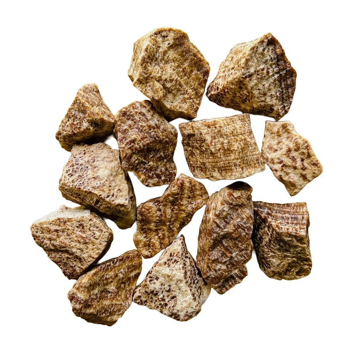Brown Aragonite Crystals, brown rough natural, A from Peru