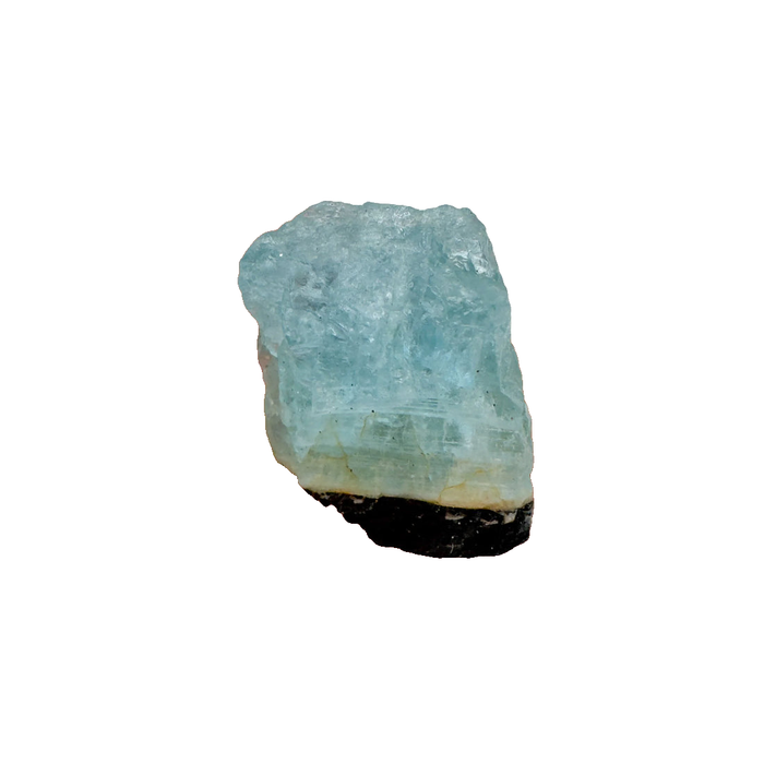 Aquamarine Raw Crystals with Black Tourmaline | A Grade | Namibia | 0.50–1.25 Inch
