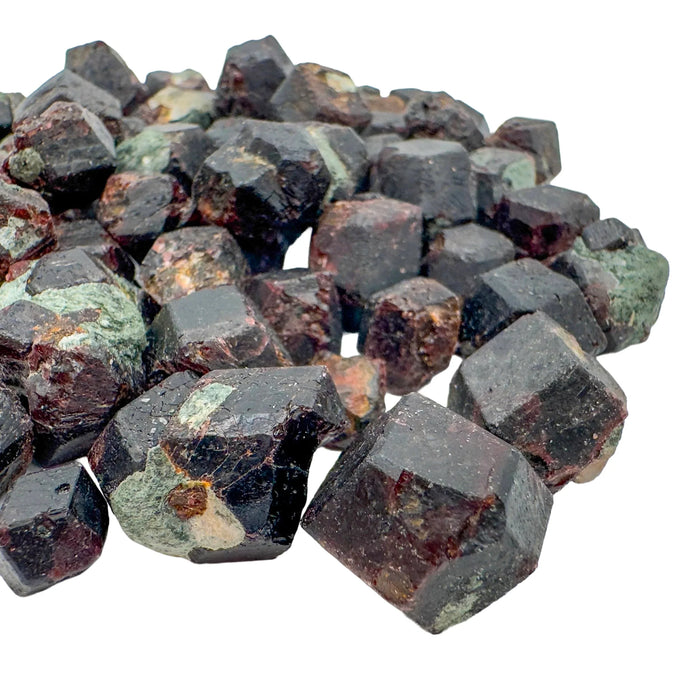 Top view of Fuchsite raw stone, for Healing and Self Love, sourced from Zimbabwe.