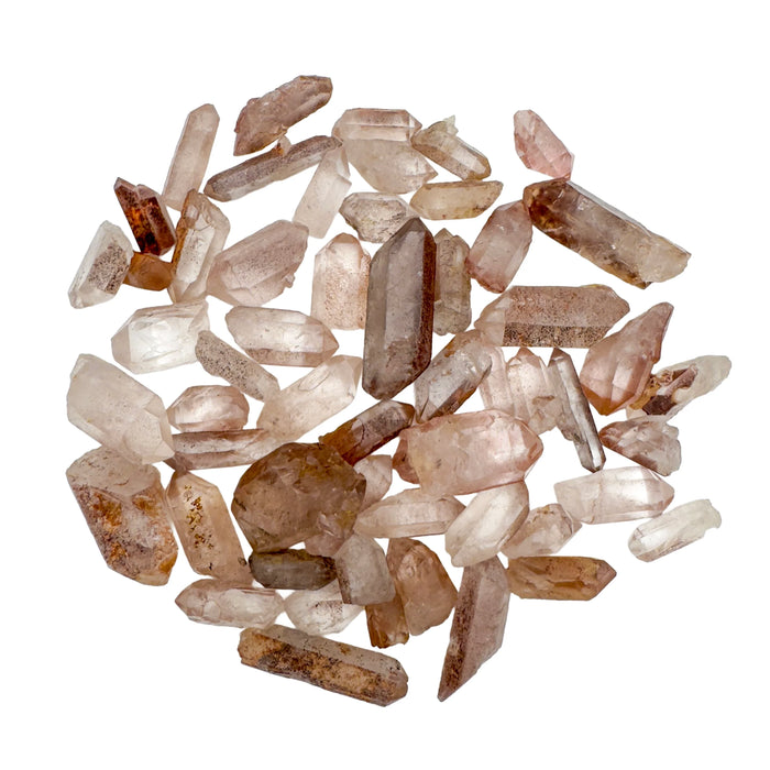 Raw Lithium Quartz points from Minas Gerais Brazil bulk lot