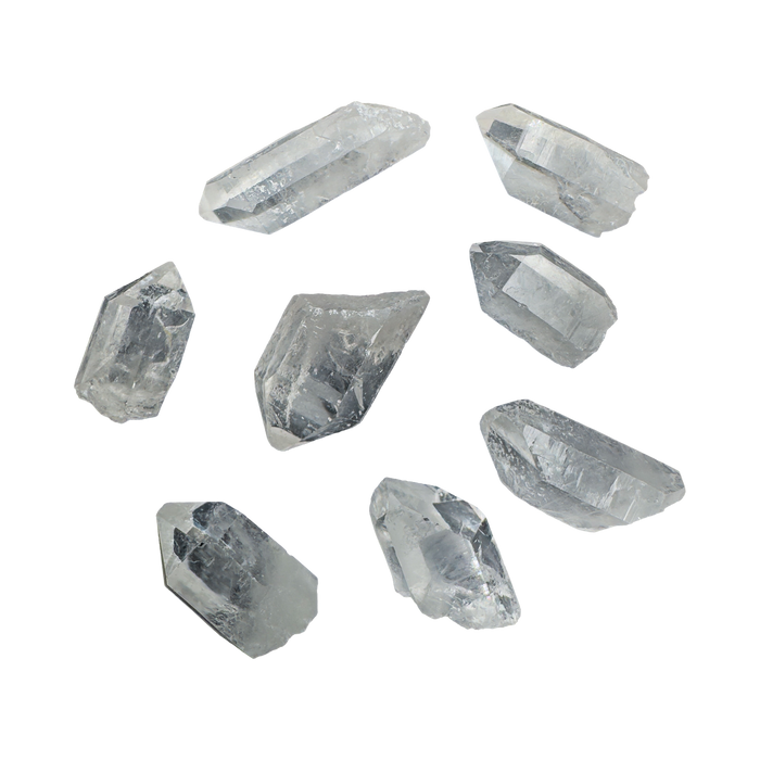 Clear Quartz Raw Crystal Points | AA Grade | Brazil | 2–3 Inch - Natural Stone