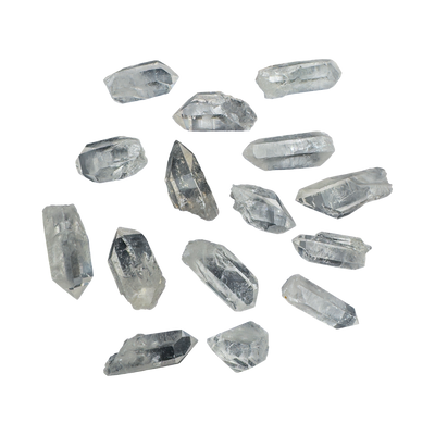 Clear Quartz Raw Crystal Points | AA Grade | Brazil | 1–2 Inch - Natural Stone