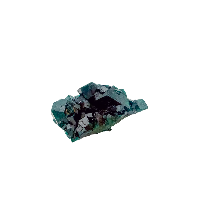 Reverse of the tiny cube, raw host rock behind 6.7 g of crystal