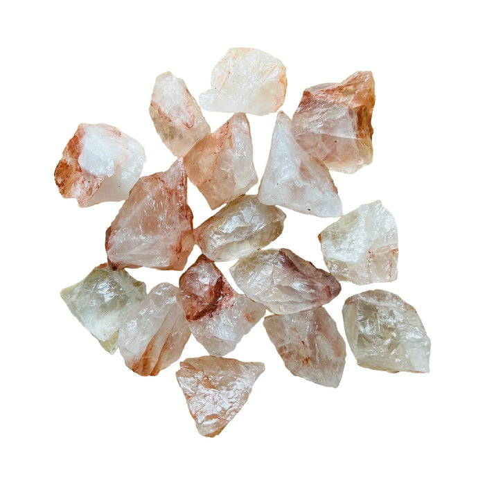 Raw Fire Quartz Crystals for Confidence, Energy, Focus & Root Chakra Support — brown rough natural, AA grade from Madagascar
