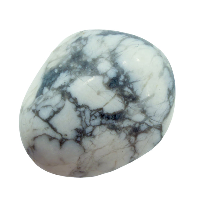 Howlite Tumbled Stones, AA grade, Masvingo, Zimbabwe, 1 to 1.50 inch