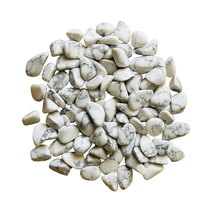 Howlite Tumbled Stone - Masvingo, Zimbabwe