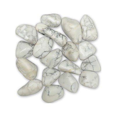 Howlite Crystals for Anxiety Relief, Calm & Cleansing — beginner-friendly gray polished, AA grade from Zimbabwe