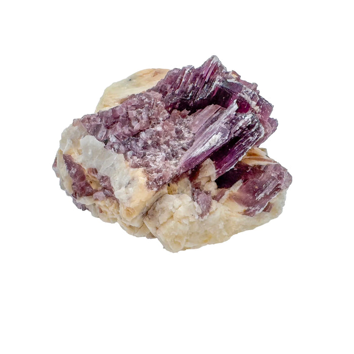 Plan view of Lepidolite specimen, hand-selected from Minas Gerais, Brazil, showing natural variation.