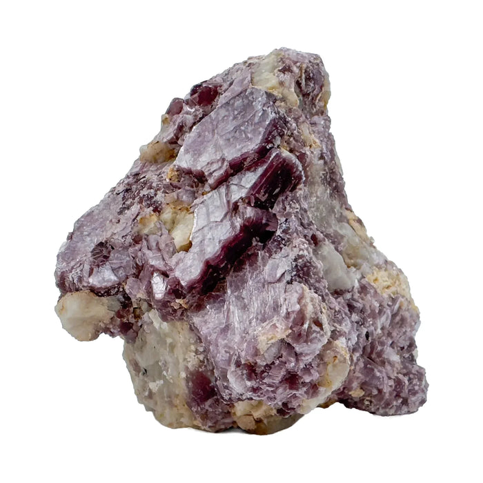 Natural Lepidolite Crystal Specimen traditionally associated with Anxiety Relief, Calm & Emotional Healing — pink natural from Brazil