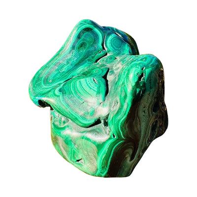 Malachite Specimen to support Emotional Healing, Manifestation & New Beginnings — green natural from Democratic Republic of the Congo