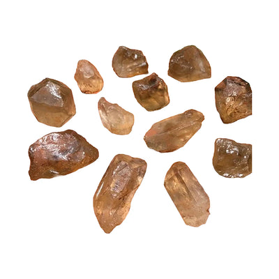 Citrine Raw Chunks Crystal Points for Abundance, Confidence & Manifestation — natural, unheated, AA grade directly from Brazil