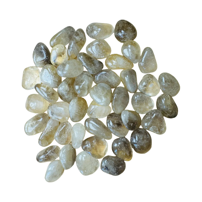 Tumbled Citrine Crystals for Abundance, Confidence & Manifestation — polished, natural (not heat-treated), A grade from Brazil