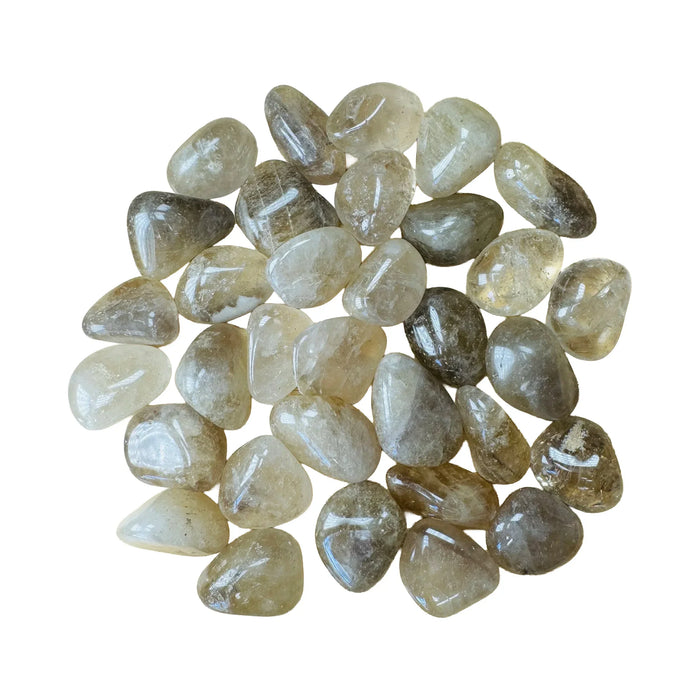 Tumbled Citrine Crystals for Abundance, Confidence & Manifestation — polished, natural (not heat-treated), A grade directly from Brazil