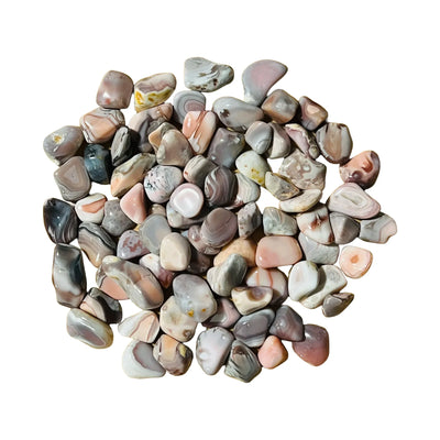 Pink Agate Crystals for Emotional Healing, Love & Self-Love — pink polished, AA from Botswana