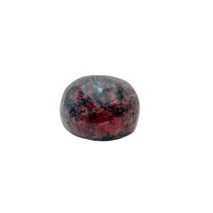 AA grade Rhodonite polished free form from Masvingo, Zimbabwe, rose pink with black manganese veining