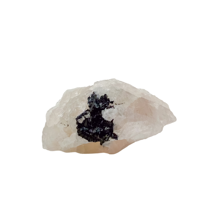 Back of the tapered pink piece, showing the natural break surface, 3.08 inches