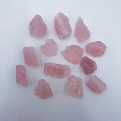 Ethically sourced Grade AA Rose Quartz raw from Minas Gerais, Brazil at Beyond Bohemian