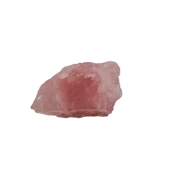 Rose Quartz collector specimen from Madagascar, alternate view