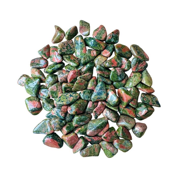 Unakite Crystals to support Emotional Healing, Grounding & Healing — green polished, AA grade South Africa-sourced