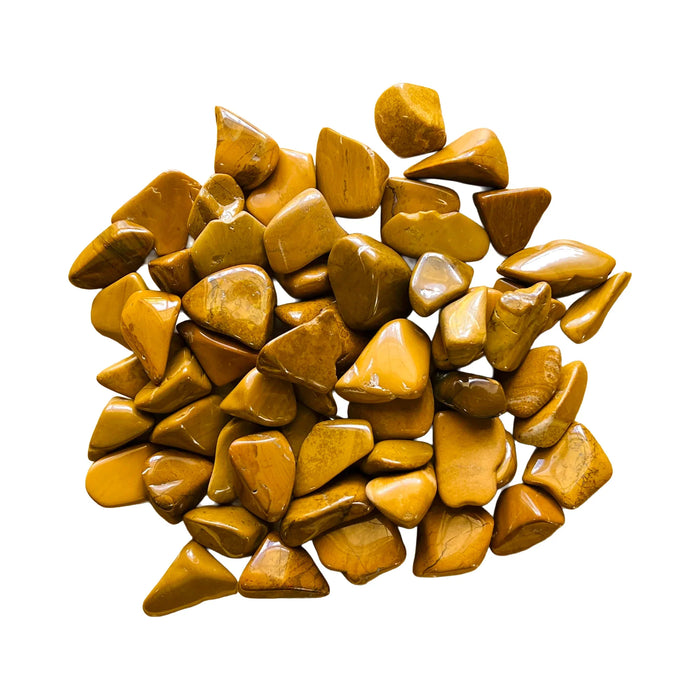 Yellow Jasper Crystals for Confidence & Energy — yellow polished, AA grade directly from Madagascar