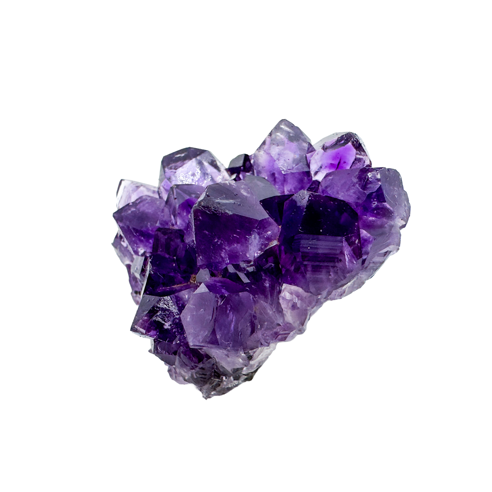 Raw amethyst crystal clusters, AAA grade, from Artigas, Uruguay