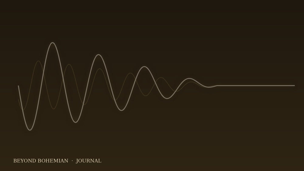 A sound wave fading to a flat line, for an article on whether frequency generators work