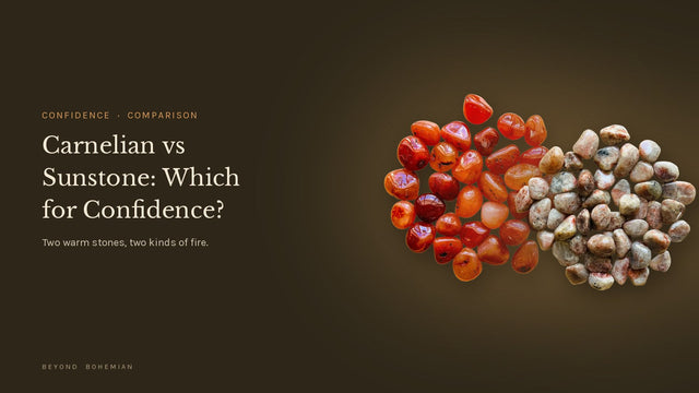 Carnelian vs Sunstone: Which Crystal Is Better for Confidence?