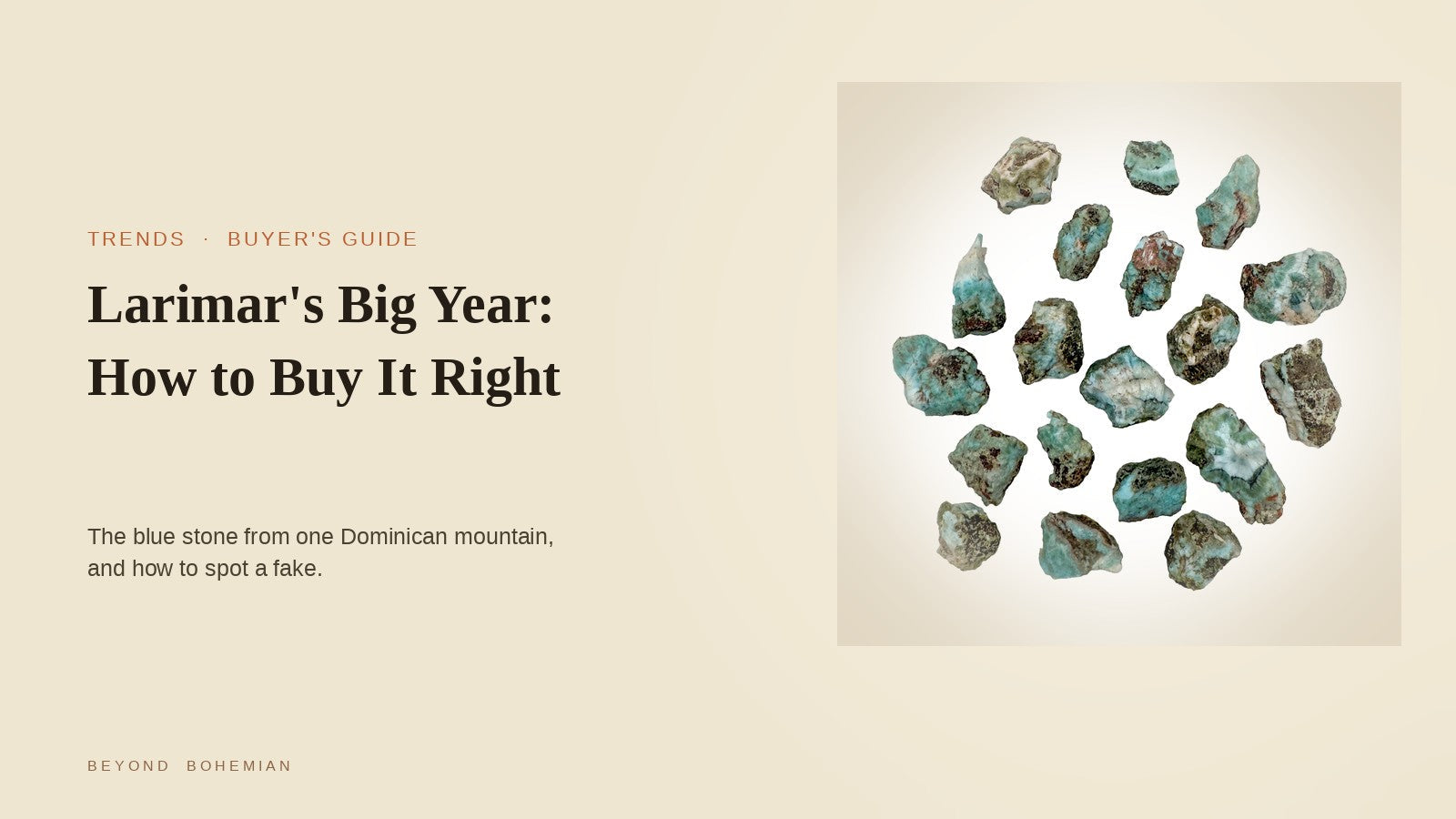 larimarページ How to Tell Real Larimar From Fake | Buyer's Guide – Beyond Bohemian