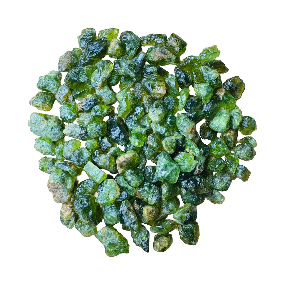 Peridot raw stones, AA grade, San Carlos Apache Reservation, Arizona