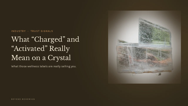 “Charged,” “Activated,” “Reiki-Infused”: What Those Crystal Labels Really Mean