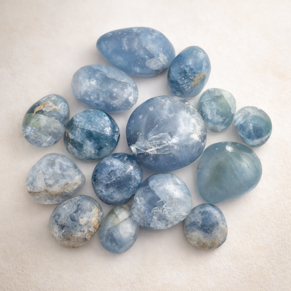 Hand-Polished Palm Stones