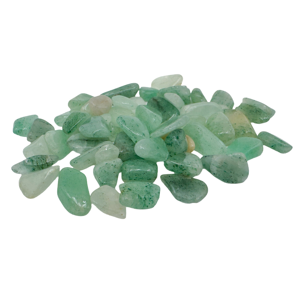 Green Aventurine crystal chips, Mohs 6.5 to 7, from Mashonaland West, Zimbabwe