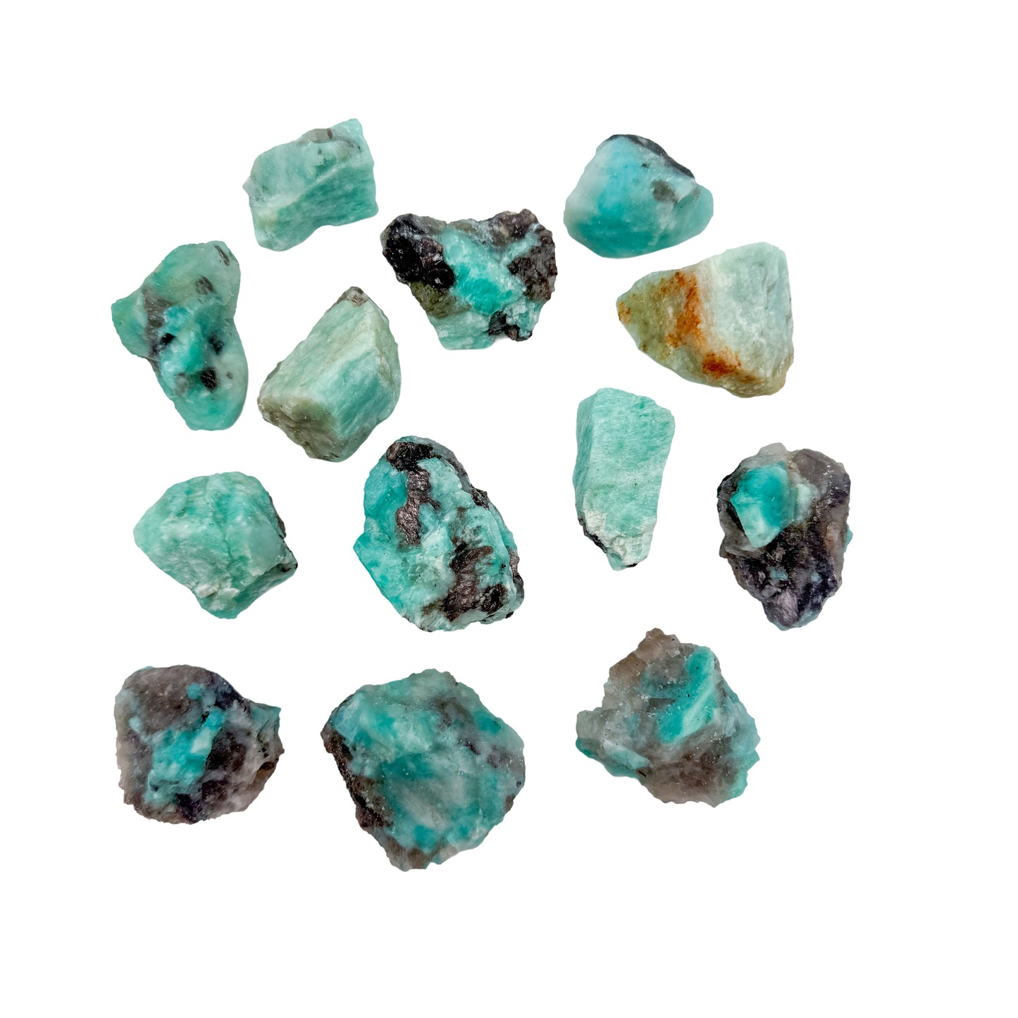 Amazonite Raw Stones from Amboasitra, Madagascar, AA grade, photo 2 of 7
