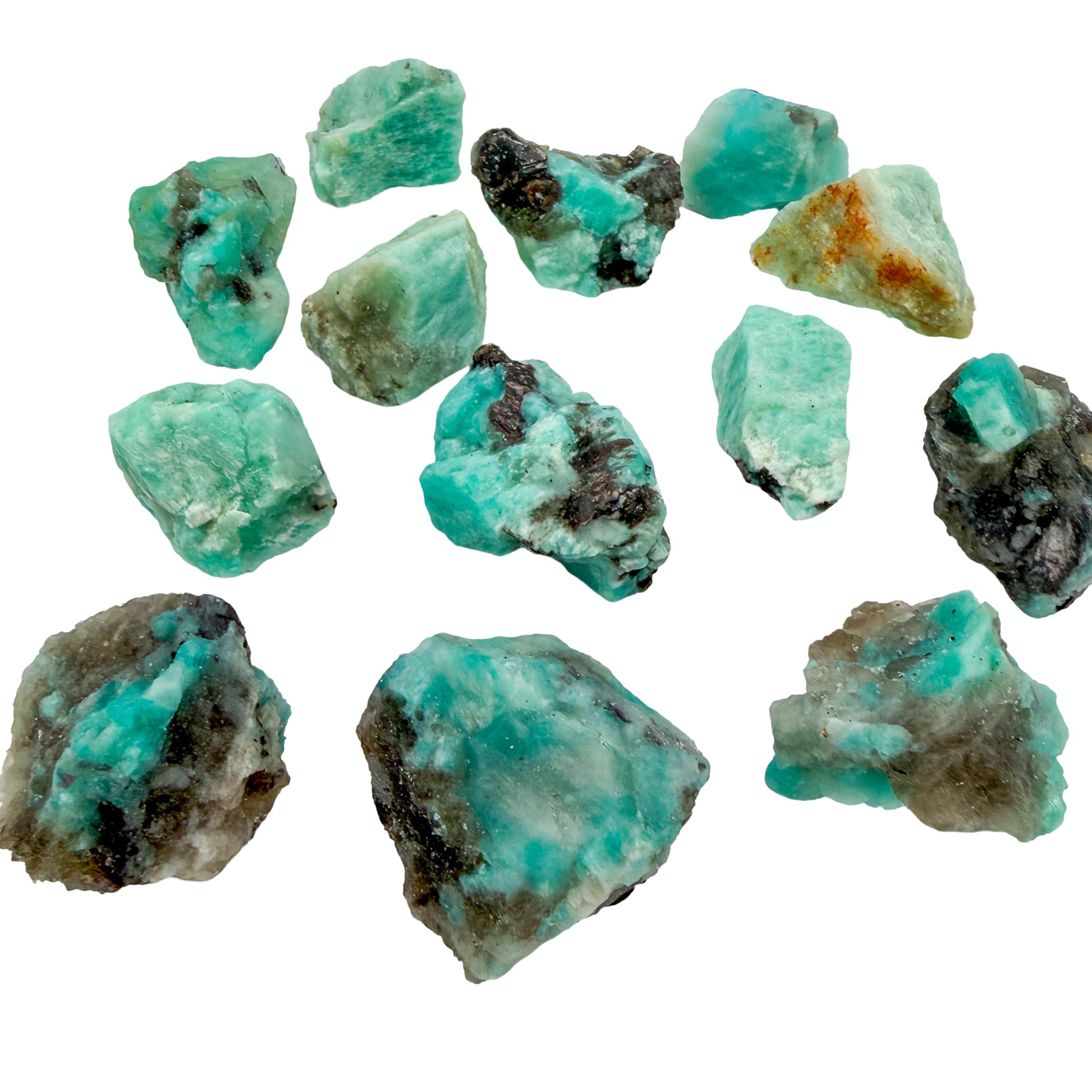 Amazonite Raw Stones from Amboasitra, Madagascar, AA grade, photo 3 of 7