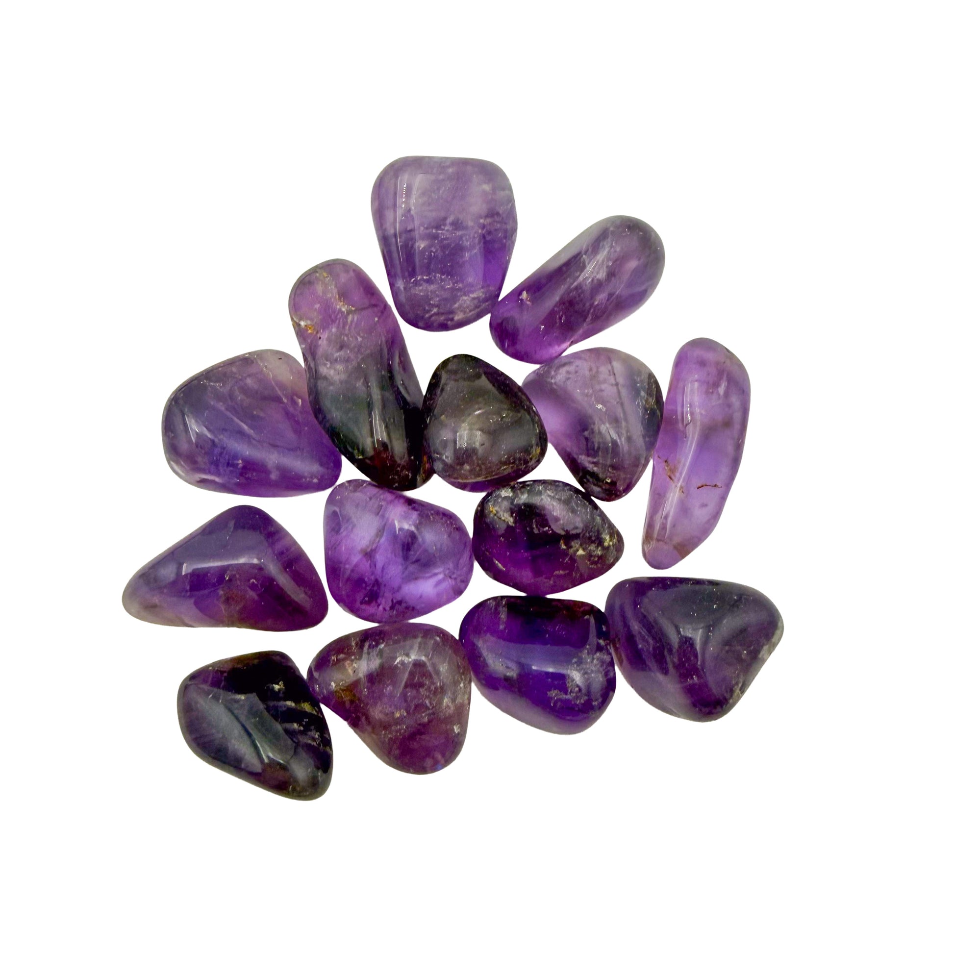 Amethyst Tumbled Stone - Rio Grande do Sul, Brazil