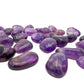 Fourth view of Amethyst Tumbled Stones, AAA grade, Rio Grande do Sul, Brazil