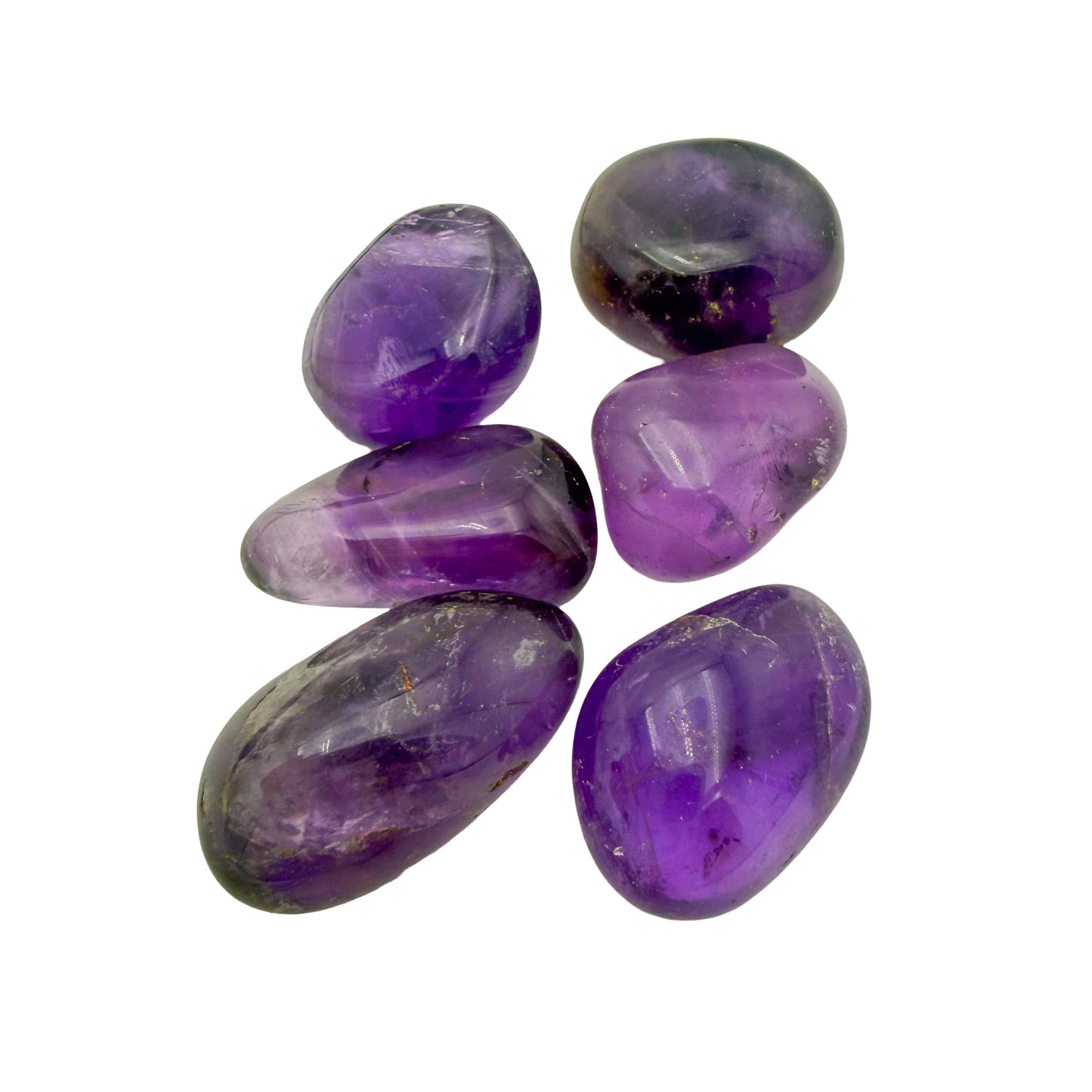 Amethyst Tumbled Stones from Rio Grande do Sul, Brazil, AAA grade, fifth view