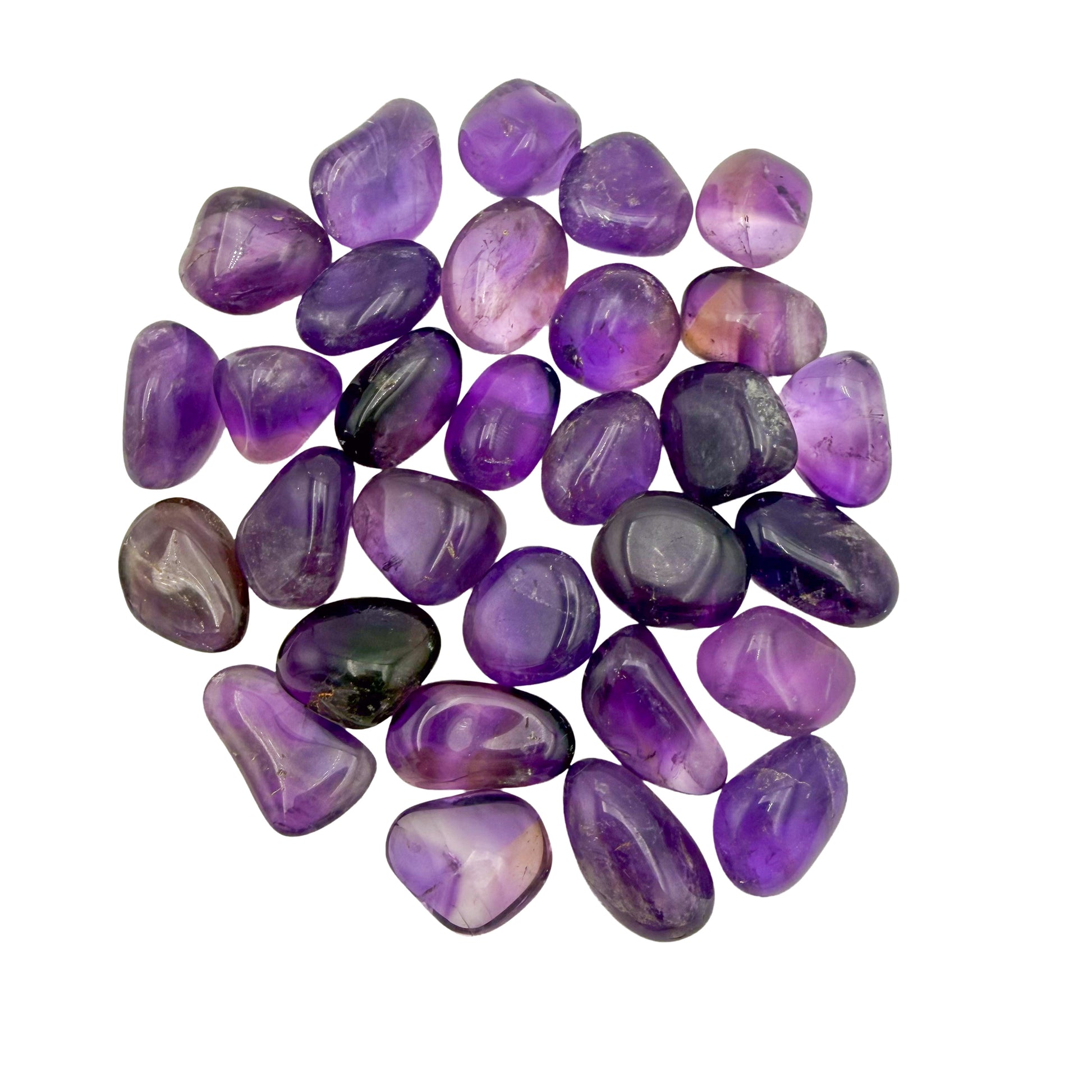 Amethyst Tumbled Stone - Rio Grande do Sul, Brazil