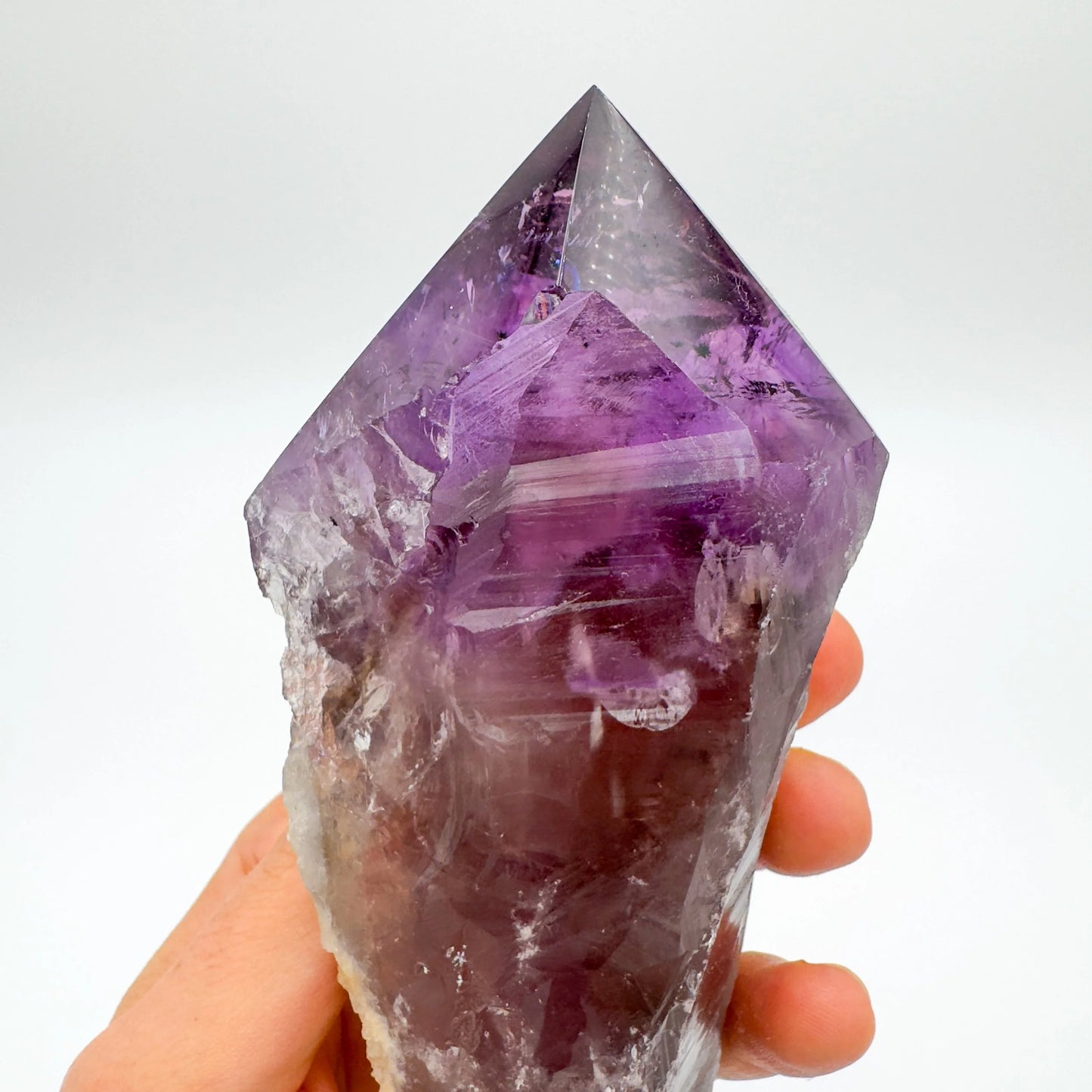 Full profile of Grade AAA Amethyst point ready to ship from Beyond Bohemian