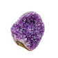 Amethyst cathedral geode no. 112 seen from the cut base, 1.81 lb of purple quartz crystal from Artigas, Uruguay.